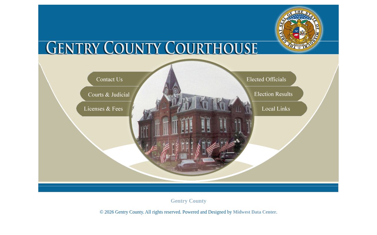 Gentry County website without a 24-hour release list